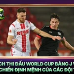 Lich Thi Dau World Cup Bang J Va Cuoc Chien Dinh Menh Cua Cac Doi Tuyen